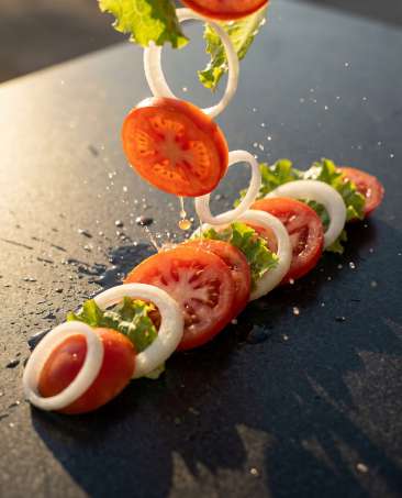 Ingrédients frais pour salade — La base