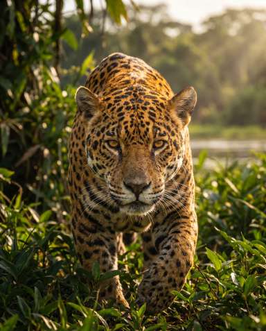 Jaguar en milieu naturel — La base