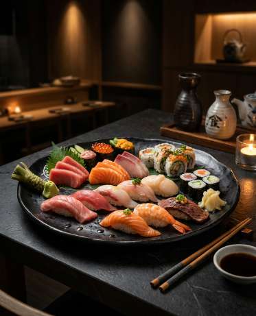 Pack premium — Variété de sushis